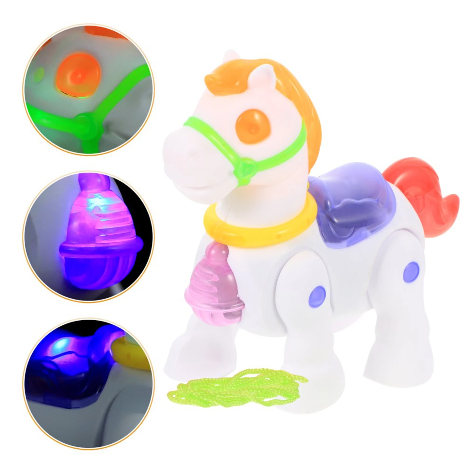 남자아이들을 위한 전동 말 장난감 - 어린이들을 위한 재미있는 조랑말 장난감 헤어 클리퍼 이발기 트리머 면도기