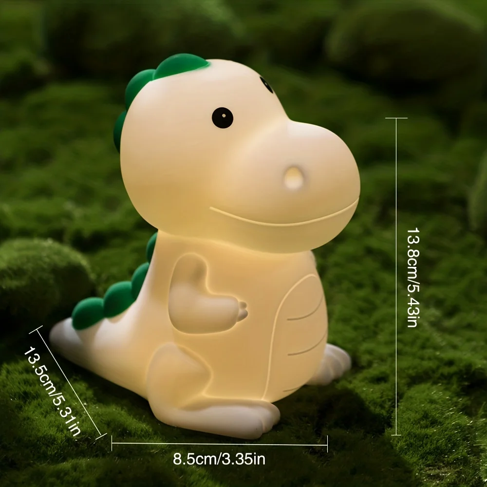 Natal axolotl luz da noite silicone berçário lâmpada de dormir controle toque nightlights usb recarregável candeeiro mesa para crianças