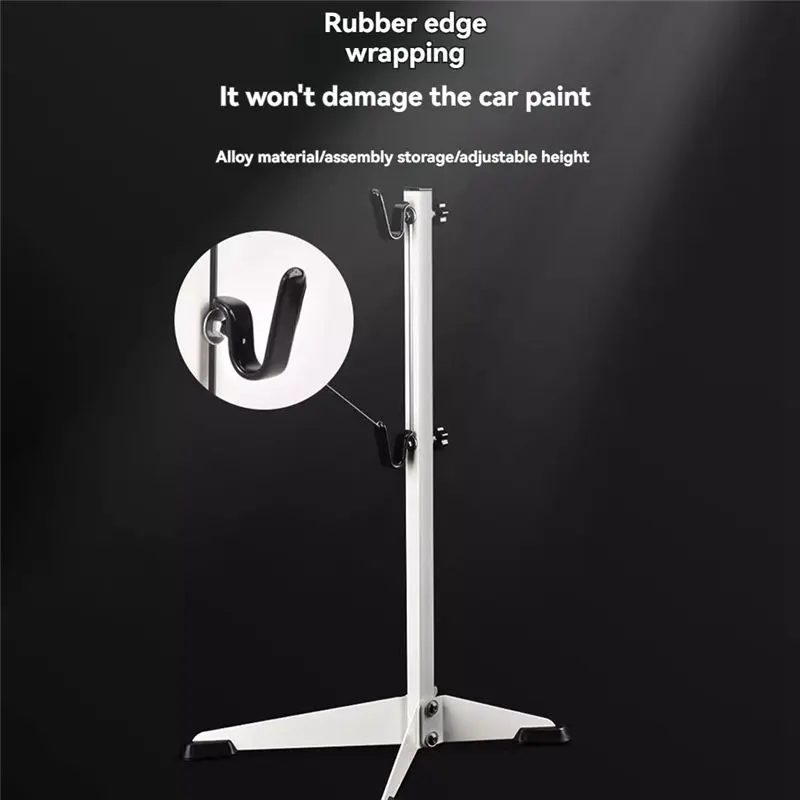 NEW HOT In Stock-Bicycle Parking Rack Bike Indoor Garage Storage Bracket Adjustable Height Bicycle Stand Holdder Black