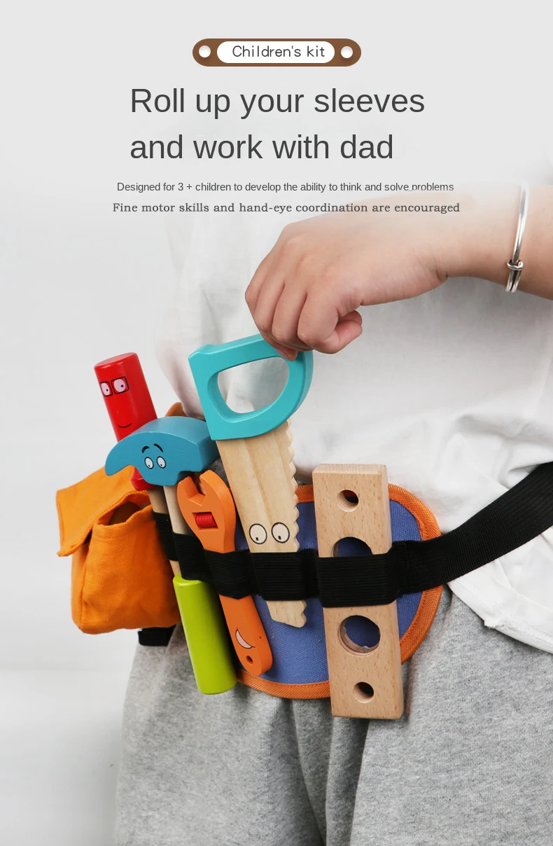 مجموعة أدوات محاكاة خشبية للأطفال ، أدوات تعليمية ، ألعاب التفكيك ، هدايا العيد ، المرح #3