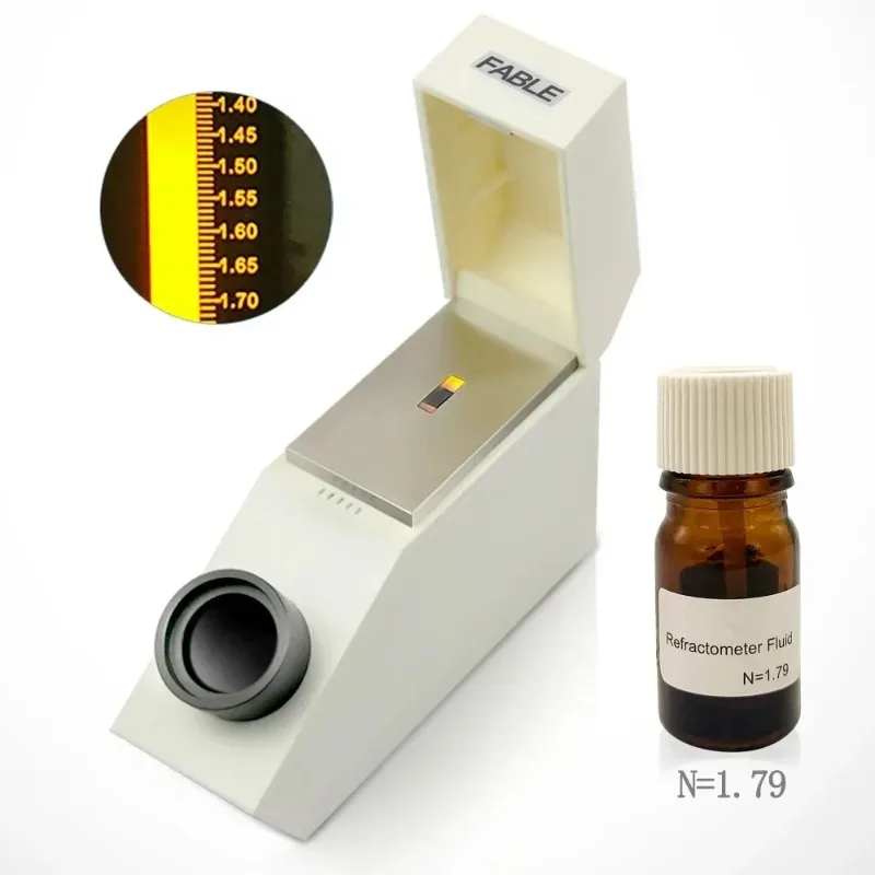 Professional Gemstone Refractometer High Precision Gemological Instrument Refractive Index Detector With 0.002 Accuracy
