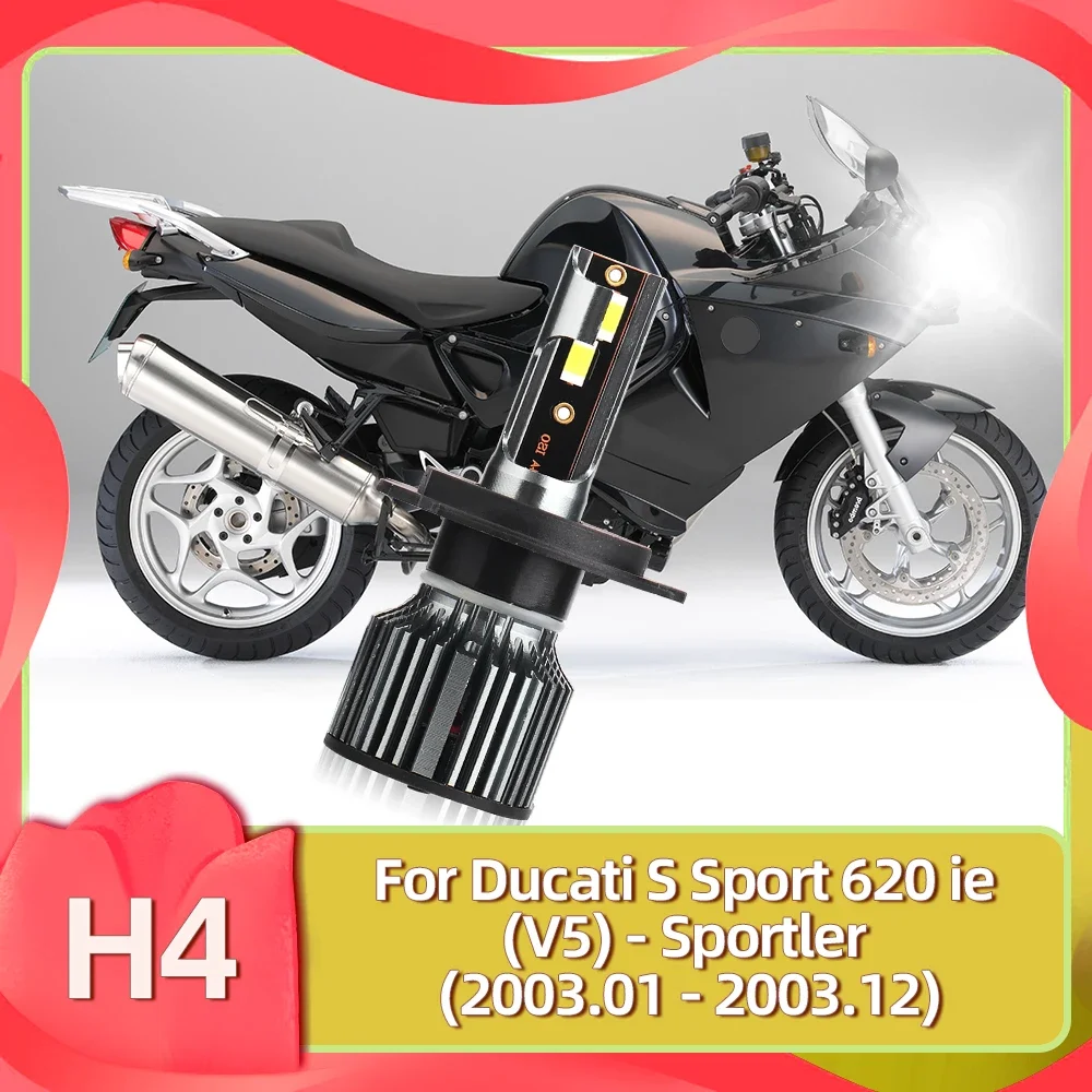 

7500LM H4 Led фара мотоцикла мотор Замена CSP передняя фара 50 Вт/Лампа 12В для Ducati S Sport 620 ie (V5) - Sportler 2003