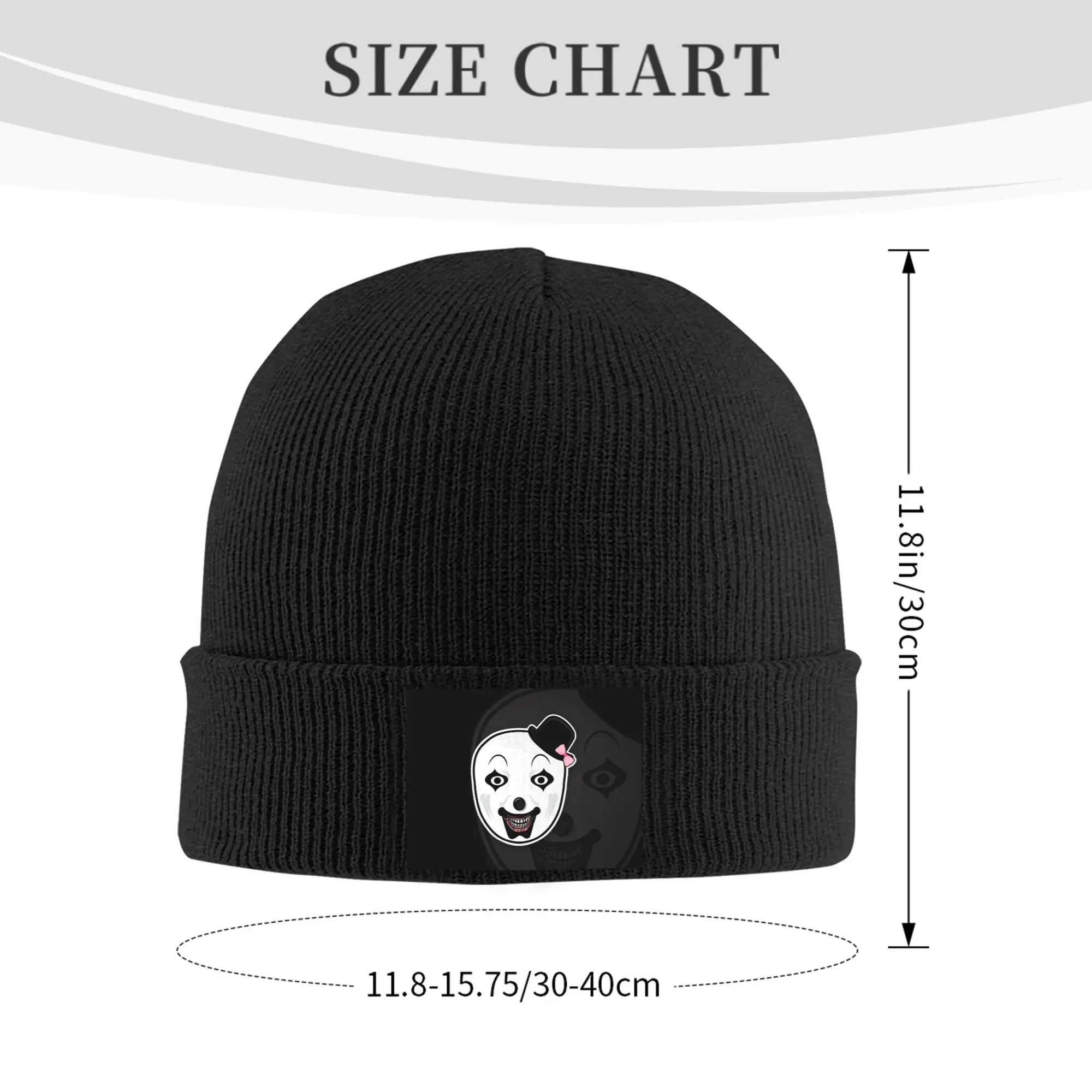 T-Terrifiers  Horror Movies Halloween Skullies Beanies Caps Streetwear Winter Warm Men Women Knitted Hats Adult Bonnet Hat
