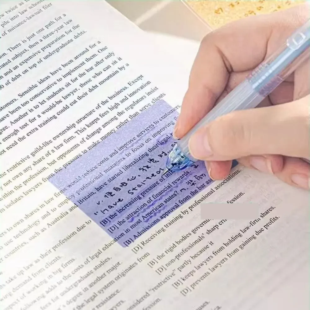 126Sheets Transparent Pearl Pearlescent Sticky Tabs Aesthetic Stationery Writable Pull-Out Label Stickers Back Full Adhesive