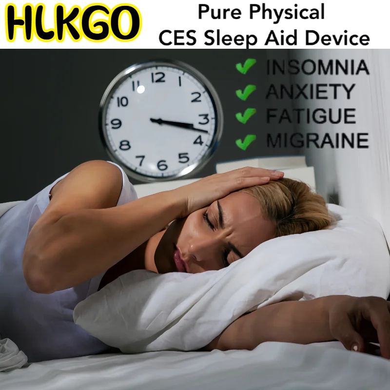 CES Device to Stimulate Alpha Waves, Microcurrent Therapy for Deep Relaxation, Anxiety and Insomnia Relief