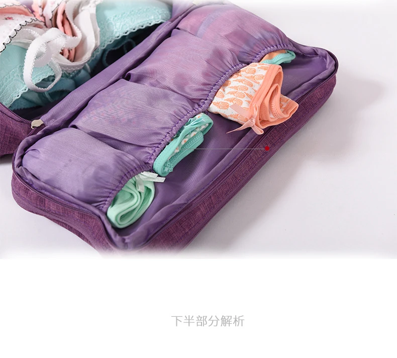 Portable Underwear Multi-function Storage Bag Travel Waterproof Organizers Multi-Layer The Wash Bag Large Capacity Bra Bag