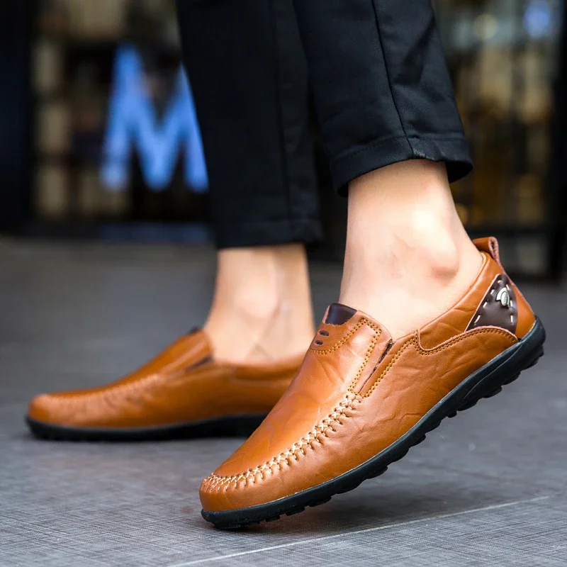 

Men's casual shoes, business casual shoes, leather shoes, flat, lightweight formal wear, men's banquet shoes