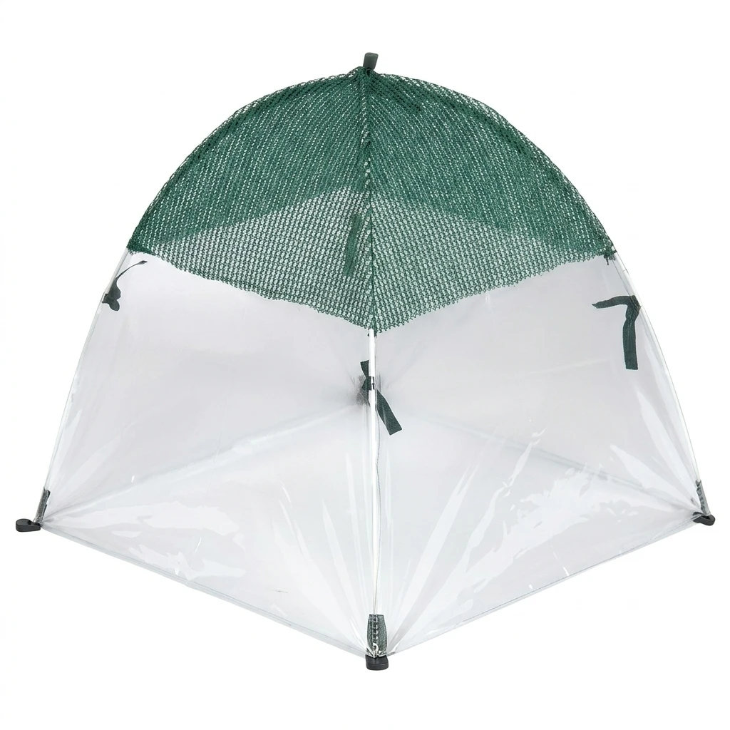 Plant-Protection Cover Tent Anti Bird Insect Barrier PE Frame Easy Setup 60x60x60cm For Garden Flowers Vegetables - view 5