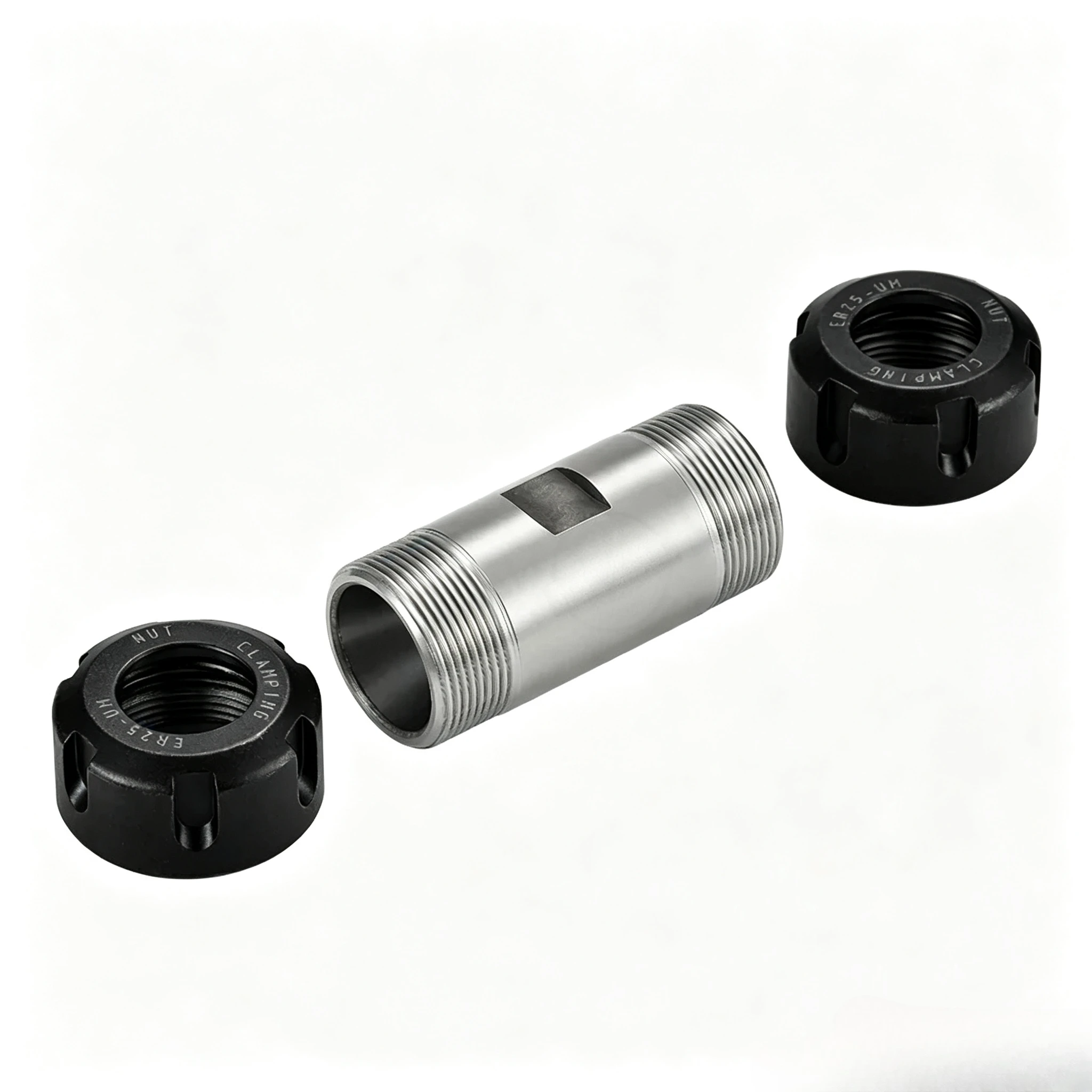 Double-headed ER Extension Rod Motor Conversion Set ER11 ER16 ER20 ER20 ER25 ER32 Motor Shaft Column Double Tool Holder Collet