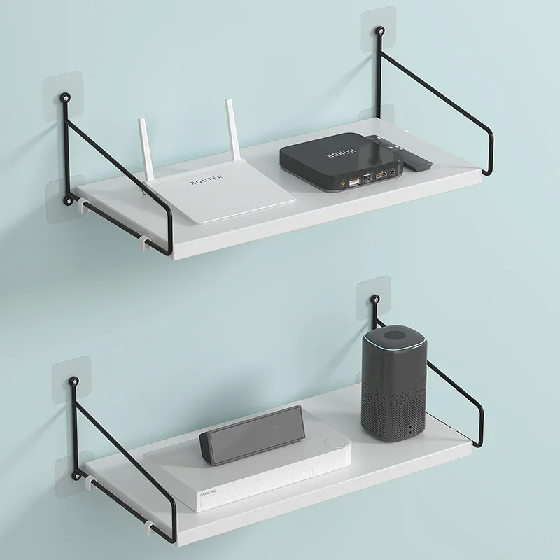 

1 Piece Of Simple Style Wall Shelf With No Drilling And Drainage Wall Mounted Straight Partition For Storing Household Items ﻿
