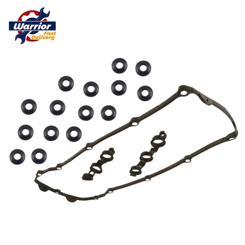 

for BMW E39 E46 E60 X3 525i 530i L6 2.5L 3.0L M54 11120030496 11121437395 11121726537 11 12 0 030 496 Valve Cover Gasket Kit
