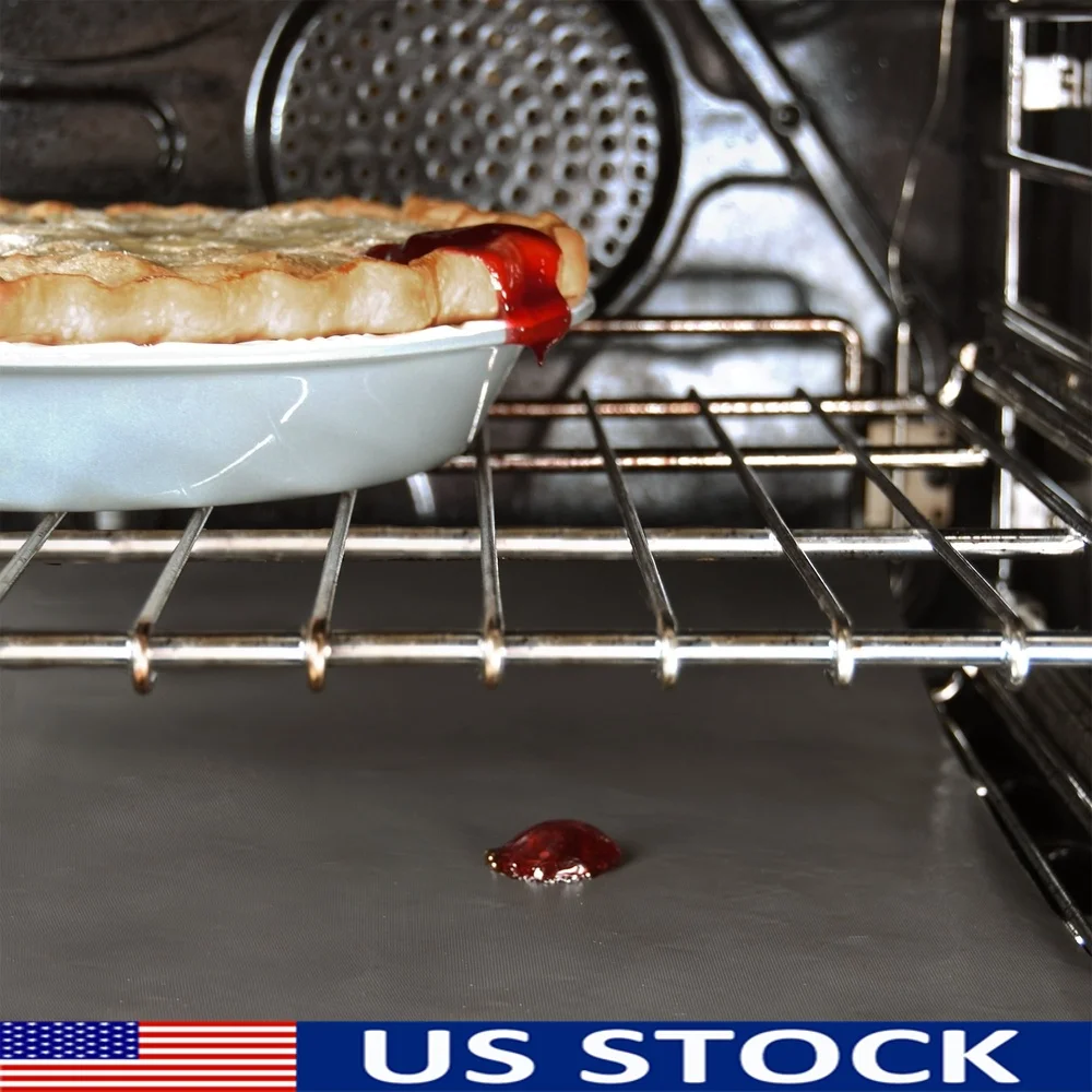Reusable Oven Liner Non-Stick Flexible Oven Protector Gas Electric Ovens Easy Clean Microwave Safe Energy Saving 1625x23in