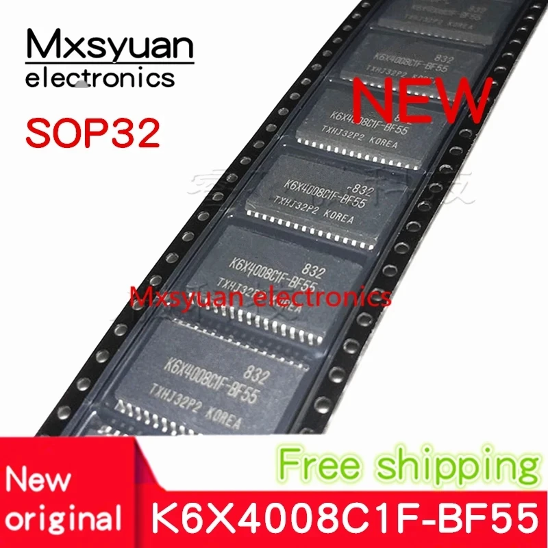 5pcs~20pcs/LOT K6X4008C1F-BF55 K6X4008C1F SOP32 New original