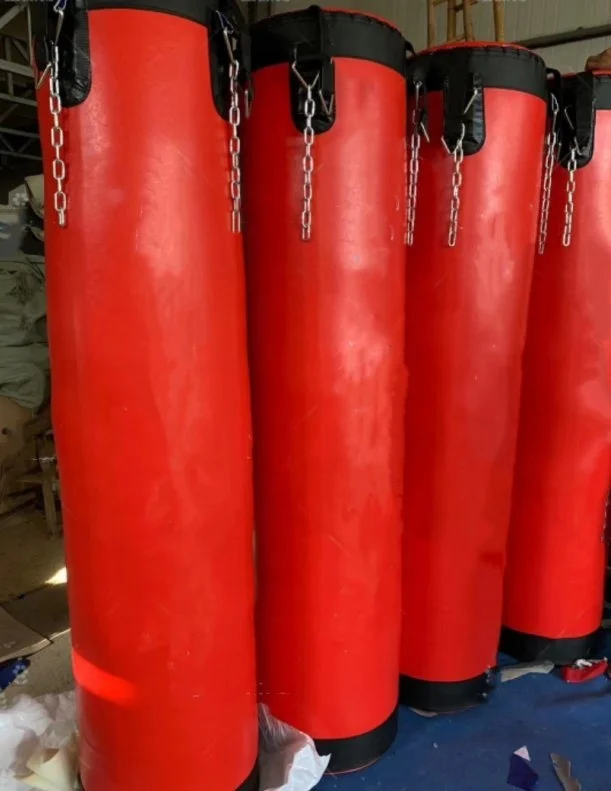 

Gym Sports Equipment Heavy PU Leather Hanging Boxing Punching Bag