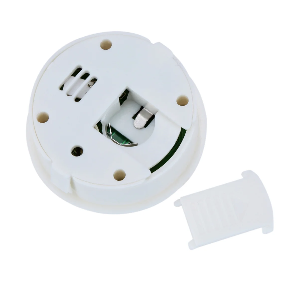 جهاز قياس الرطوبة الرقمي بشاشة LCD صغيرة، مقياس الرطوبة باللون الأبيض، سهل القراءة لغرفة المعيشة، غرف السيجار، حاضن الرطوبة