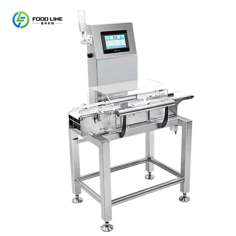 Custom High Precision Dynamic Scale Conveyor Checkweigher Machine Stainless Steel Automatic Weight Checker Touch Screen for Food