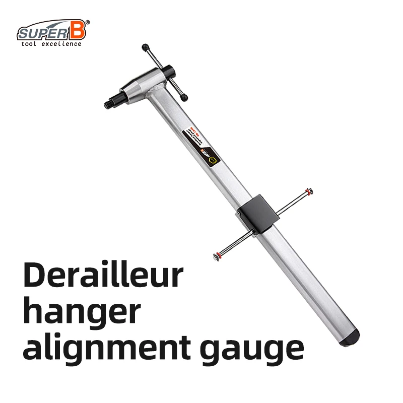 

Велосипедная вилка Super B, инструмент для выравнивания вешалки переключателя, совместимый с большинством размеров колес от 20 до 29 дюймов