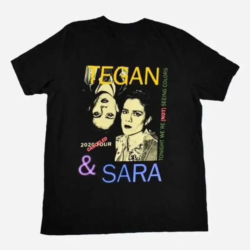 

Tegan And Sara Cotton Black Classic T Shirt All Size S 5Xl
