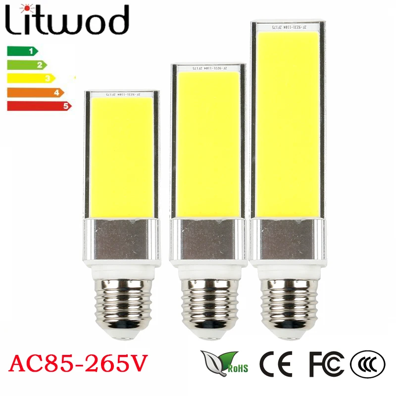 

Led Bulb Corn Bulbs Spot Downlights Light Lamp White 265v 180 Degree 10w 15w 20w Cob E27 G24 G23 Horizontal Plug Ac 85-265V