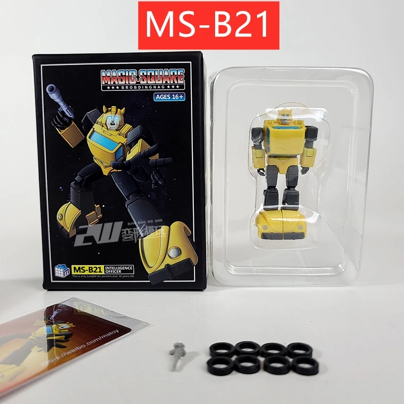 Imagem -02 - Estoque Ms-toy Transformação Ms-b21 Msb21 Mini Action Figure Robot Modelo com Caixa em