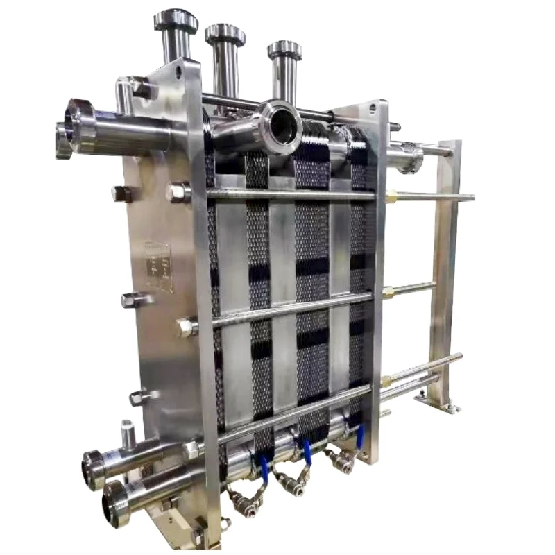 مبادل حراري لوح من الفولاذ المقاوم للصدأ عالي الجودة لمصانع الطعام، مقاوم للزيت وسهل التنظيف #1