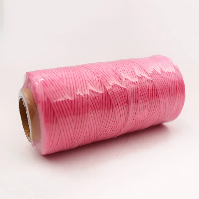 0.8mm Big Roll 270M Leather Sewing Waxed Thread Cord for Hand Sewing DIY and Bookbinding Material Accessories 150D Weave Rope