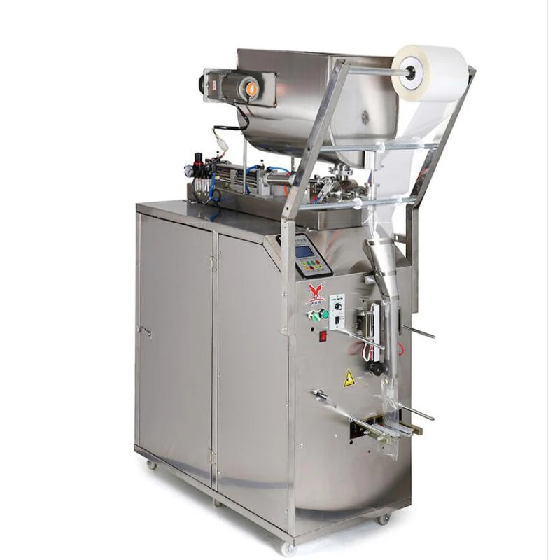 Automatic Packing Machine Ketchup Tomato Sauce Curry Paste Honey Sachet Liquid Packaging Machine Stick Honey Packing Machine