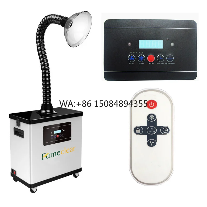 Portable Nail Dust Collector Nail Beauty Salon Air Extractor Odor Eliminator for Nail Powder Acrylic