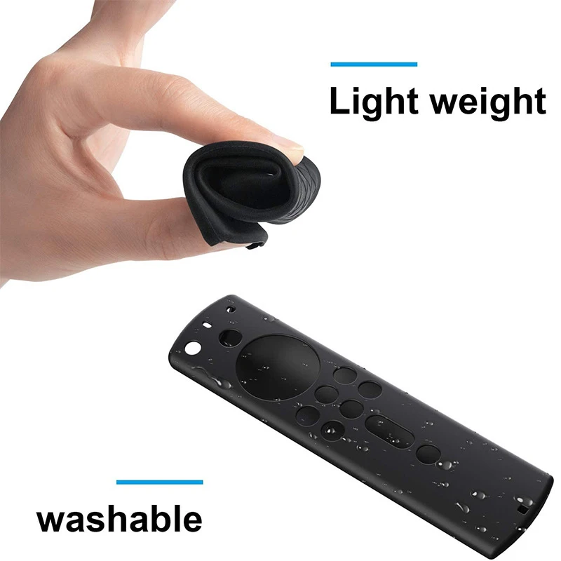 WYORESY for Amazon Fire TV Stick 4K 2nd Gen Remote Soft Silicone Cover Anti-Drop Shockproof Protective Case view 5