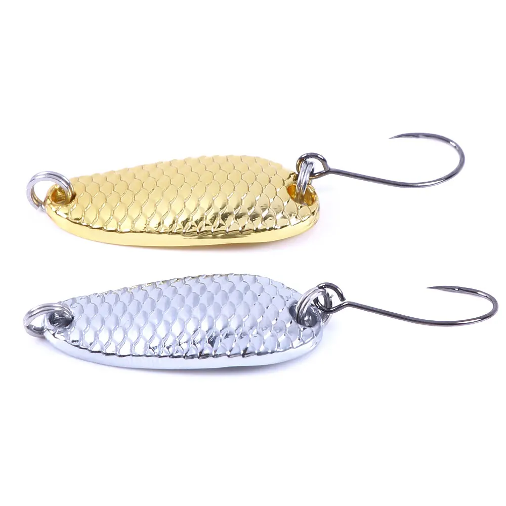 Cucharillas metálicas giratorias – Mini señuelos para trucha y perca