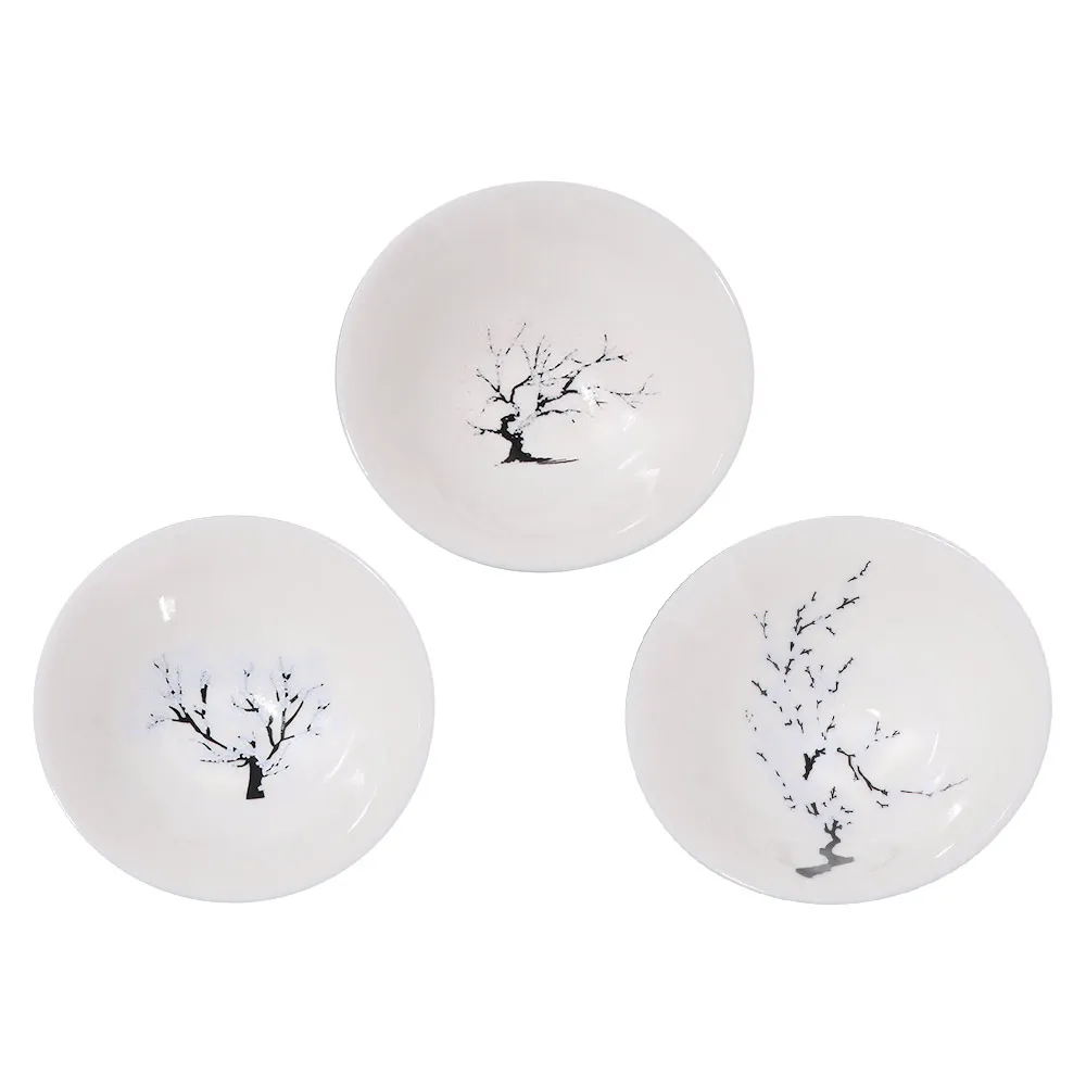 Creative Color Changing Teacup Cold/Hot Water Discoloration Unique Cold/Hot Water Bowl Food Grade Flower Pattern