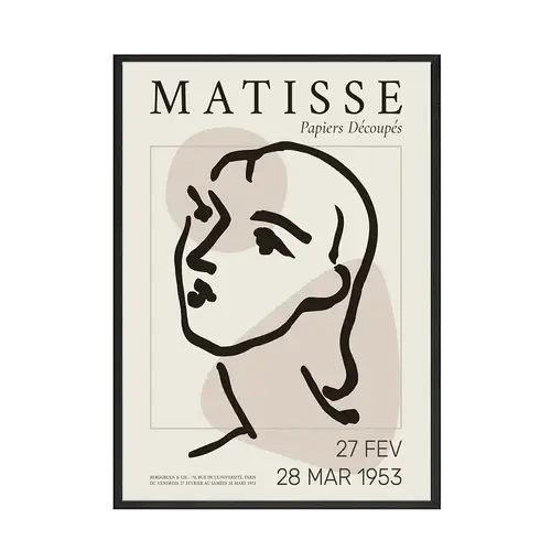 Scandinavian Henri Matisse Abstract Lines HD Canvas Painting Minimalist Wall  Poster Print Home Bedroom Living Room Decor - Image 11