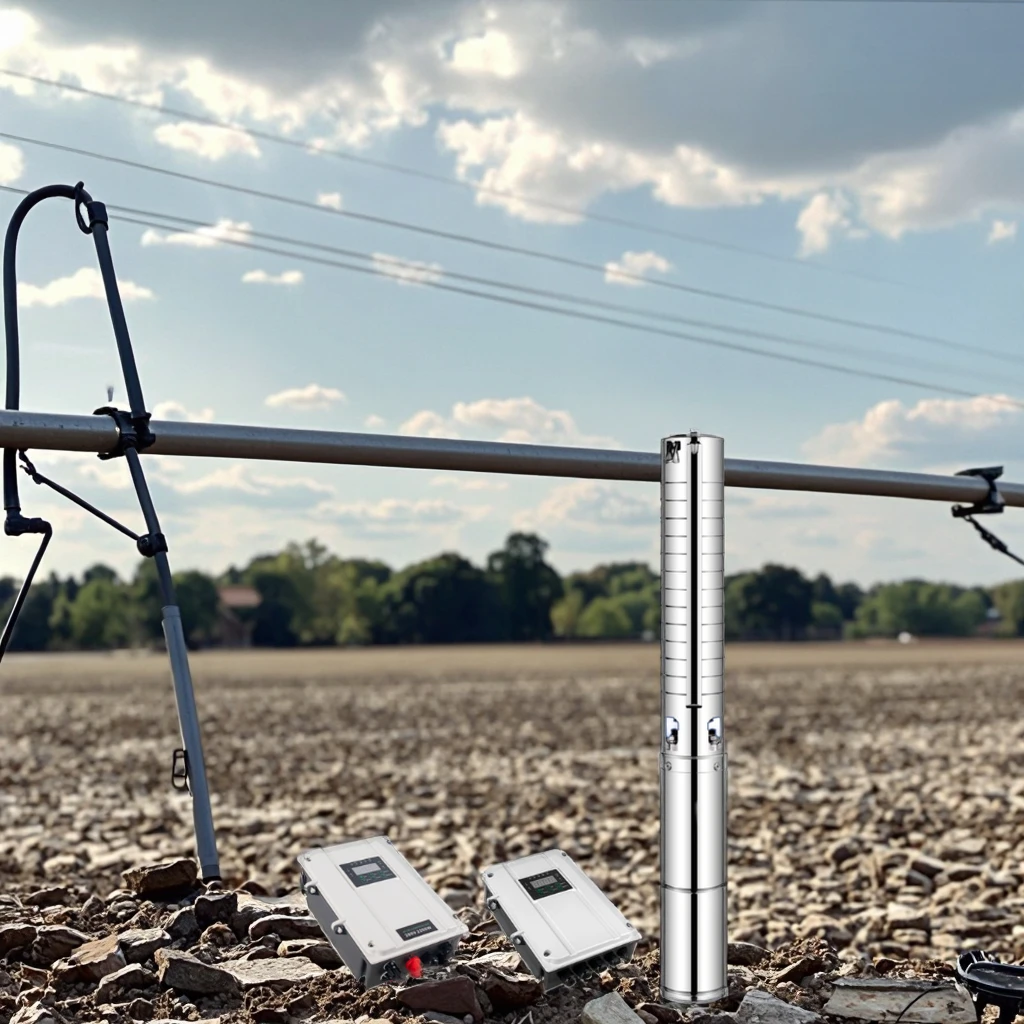 Pond & Deep Well Pump 2HP Clean Water Performance  High Performance 1500W Solar Water Pump Customizable 4Inch 16m3/h Fish