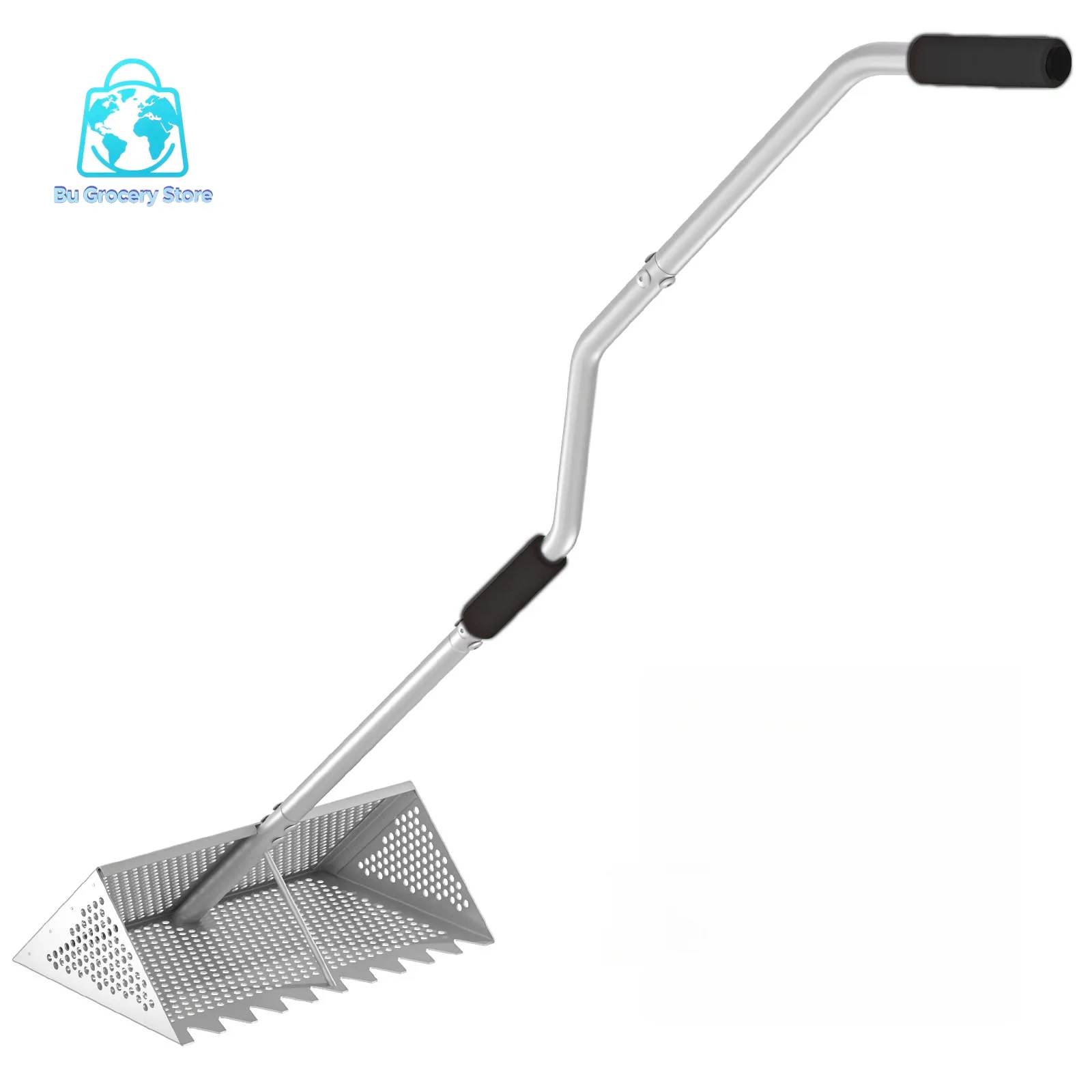 New stainless steel sand sieve Foldable beach tooth sieve