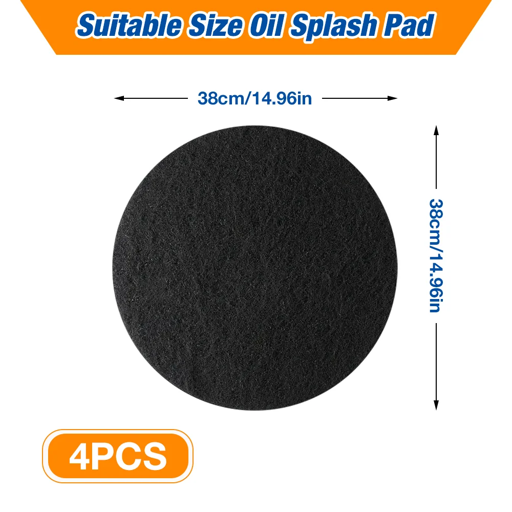 2/4PCS Oil Pan Splash Pad 14.96-Inch Round Oil Change Pad Used To Prevent Splashing When Changing Oil Easy To Clean And Reusable
