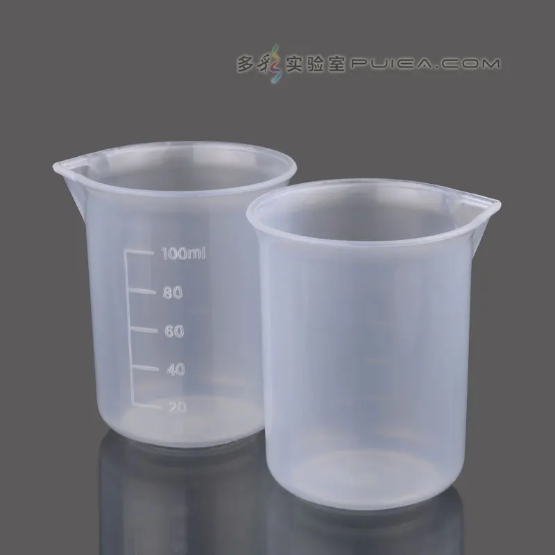 Food Grade Graduated Plastic Beaker 25/50/100/250/500/ml Household PP Small Measuring Cup and Cylinder