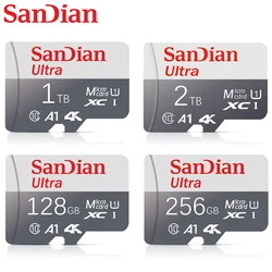 Scheda SD Micro TF ad alta velocità 512GB 256GB 128GB 64GB TF Flash Memory Card registratore di guida cameracartao De Memória con adattatore