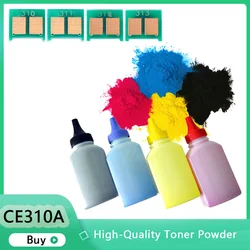 4 Color toner Powder + 4chip CE310A 126A toner cartridge for hp LaserJet Pro CP1025 M275 Color MFP M175a M175nw Printer