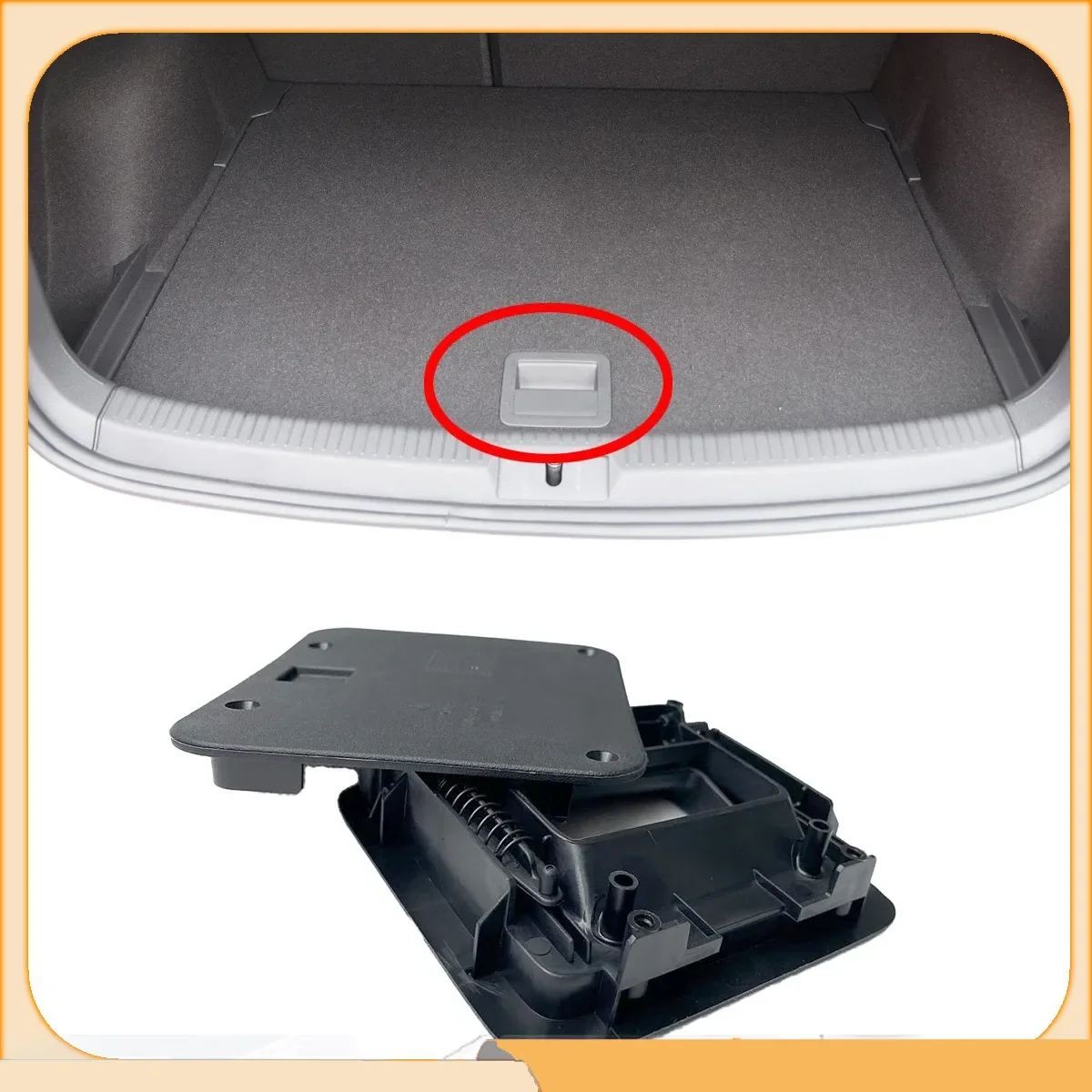 For VW Golf 7 GTI Sportsvan Tiguan 1 5N R Line Skoda Octavia 2 A5 Yeti 5L Superb 5N0887183 Trunk Cargo Floor Handle Switch Knob
