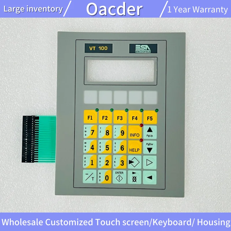 

ESA VT100 VT1001SF000 Touch Screen Panel Glass Digitizer for ESA VT100 VT1001SF000 Membrane Keypad Keyboard Switch Film