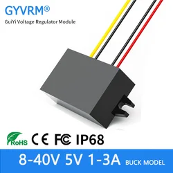 DC DC Converter 24V to 5V 1A 2A 3A 5-15W Converter 12V to 5V DC DC Step-down Module Converter 8-40V to 5V  Buck Converter