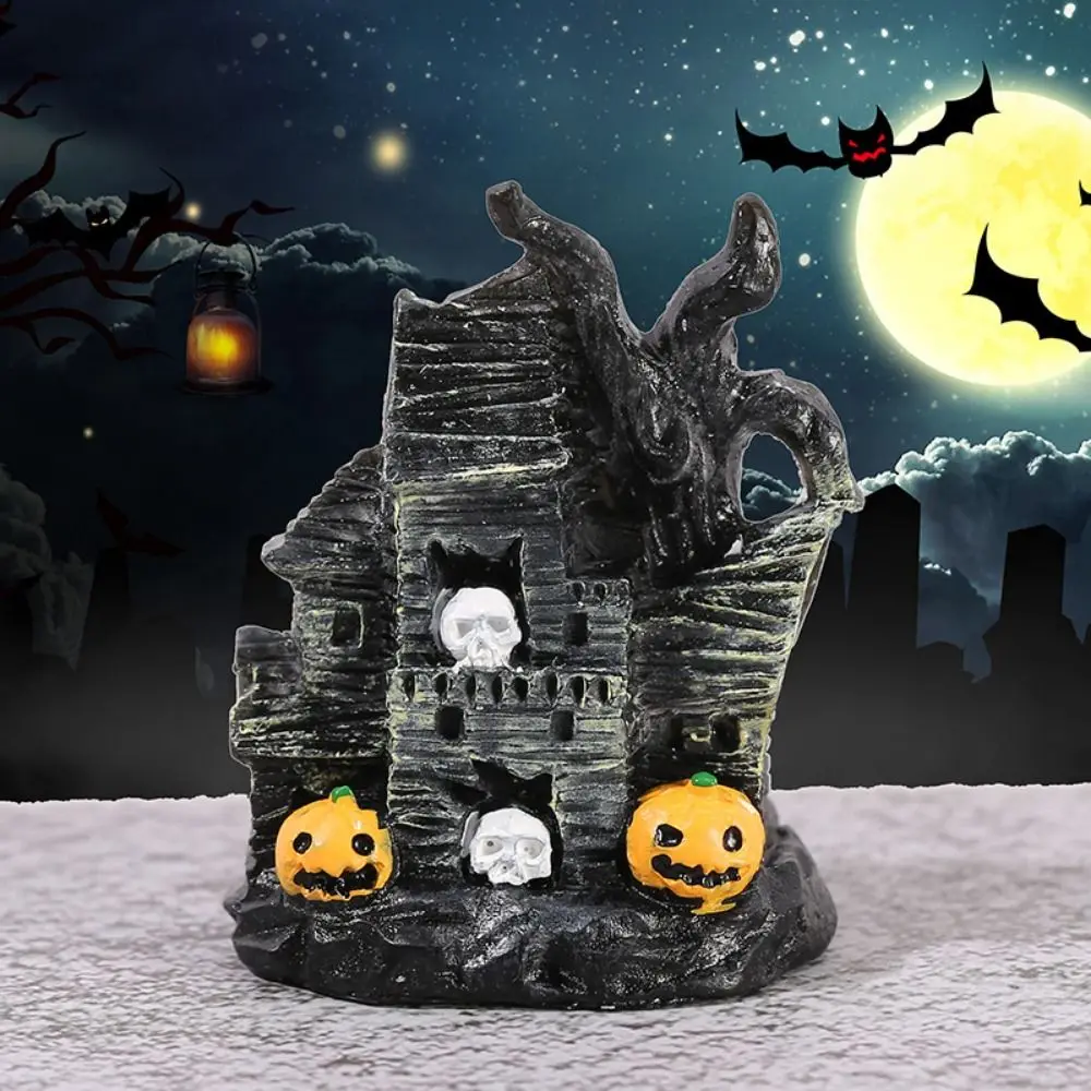 

Creative Micro Landscape Halloween Small Ornament Mini 3D Pumpkin Ornaments DIY Resin Halloween Ornament Garden