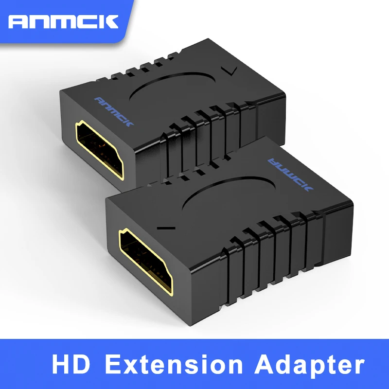 Anmck HDTV Adapter femmina a femmina connettore Extender cavo di prolunga adattatore convertitore Audio Video cavo accessori Adap