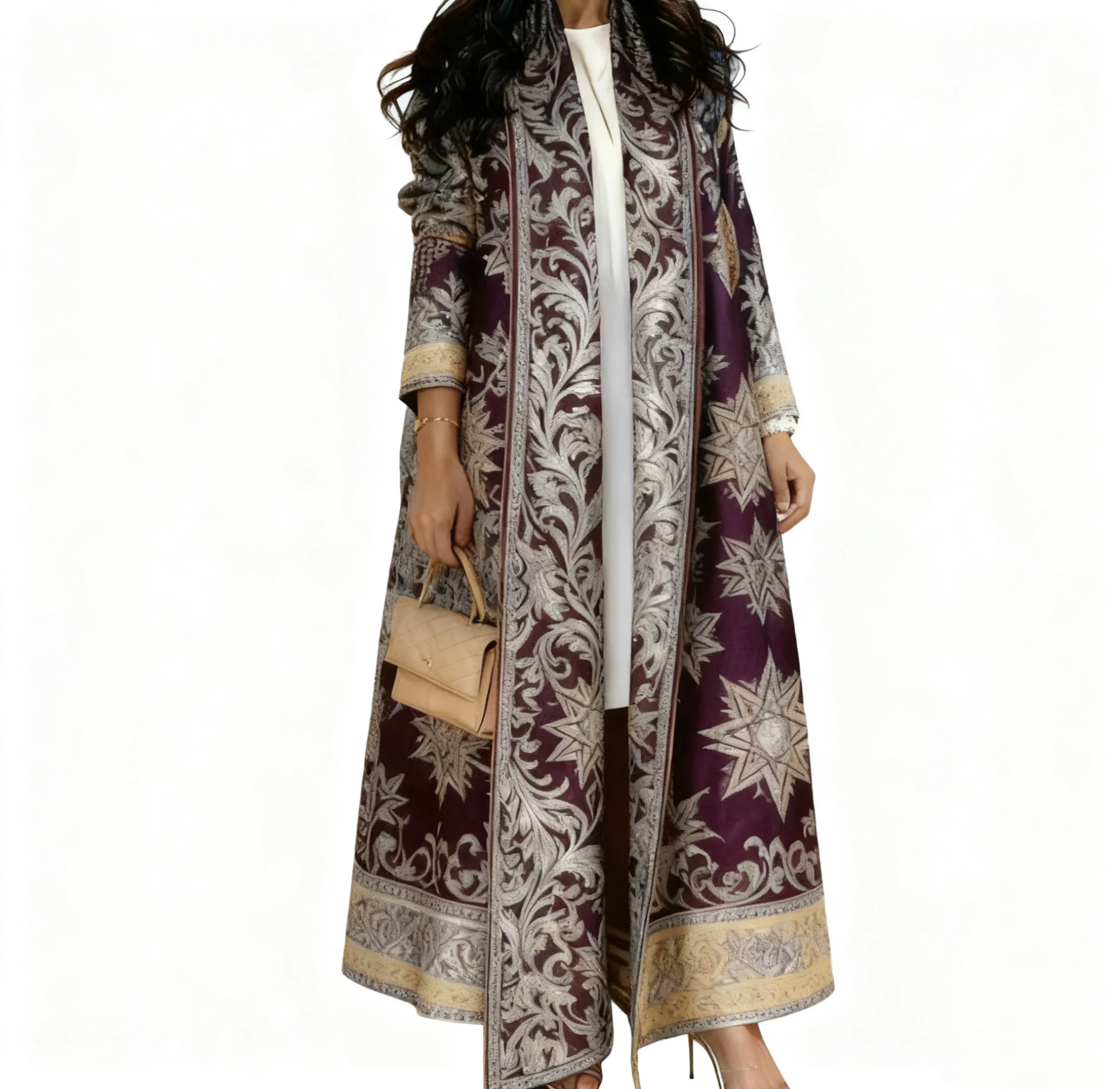 فساتين أفريقية للنساء تركيا العربية عبايات إسلامية ملابس أفريقيا موضة قفطان ملابس رداء تقليدي نسائي أفريقي #3