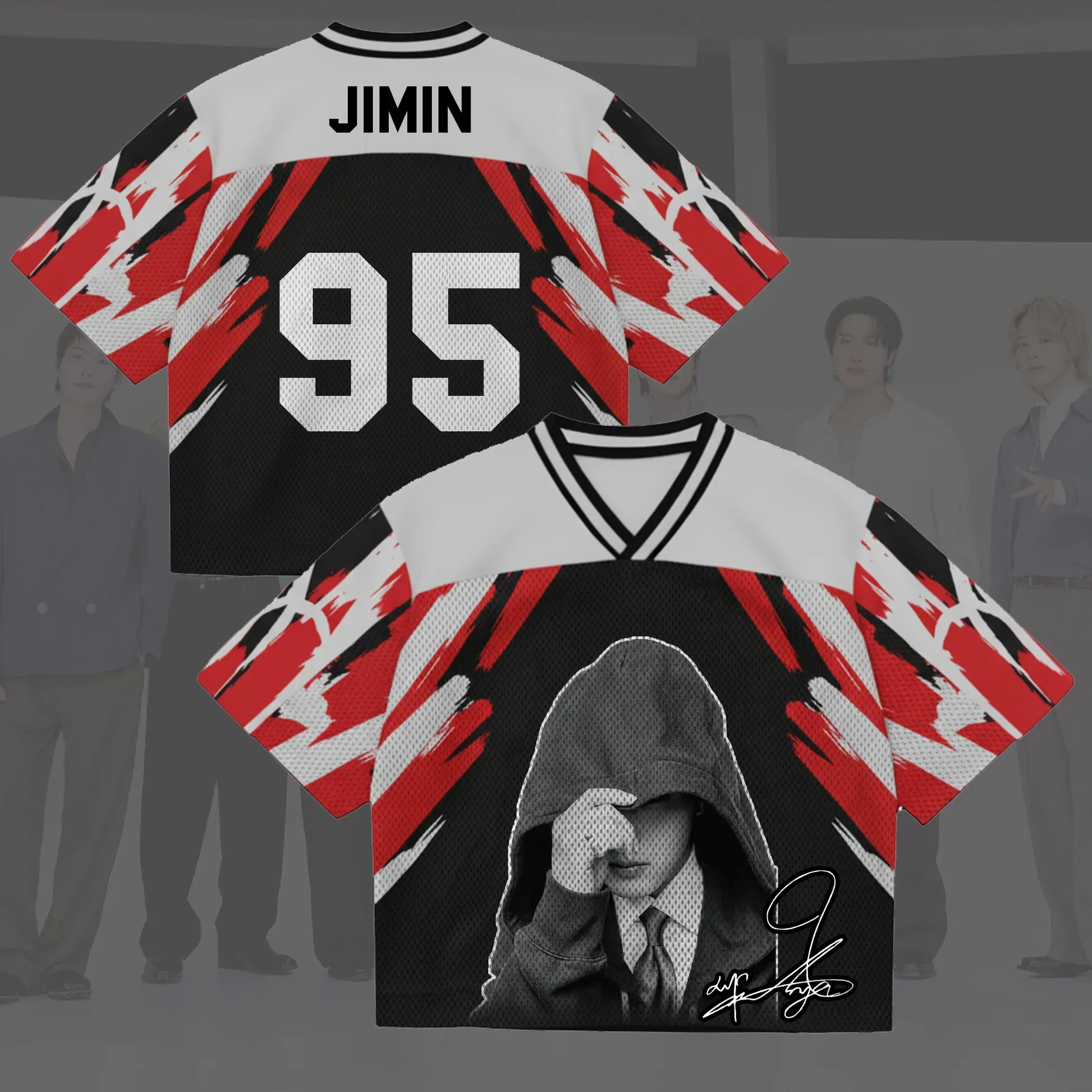 Kpop Face To Face World Tour Trikot Geschenk für Fans Amerikanischer Street-Style Familien-Outfit Sommer Lässig Atmungsaktiv Schnelltrocknend – Detail 10