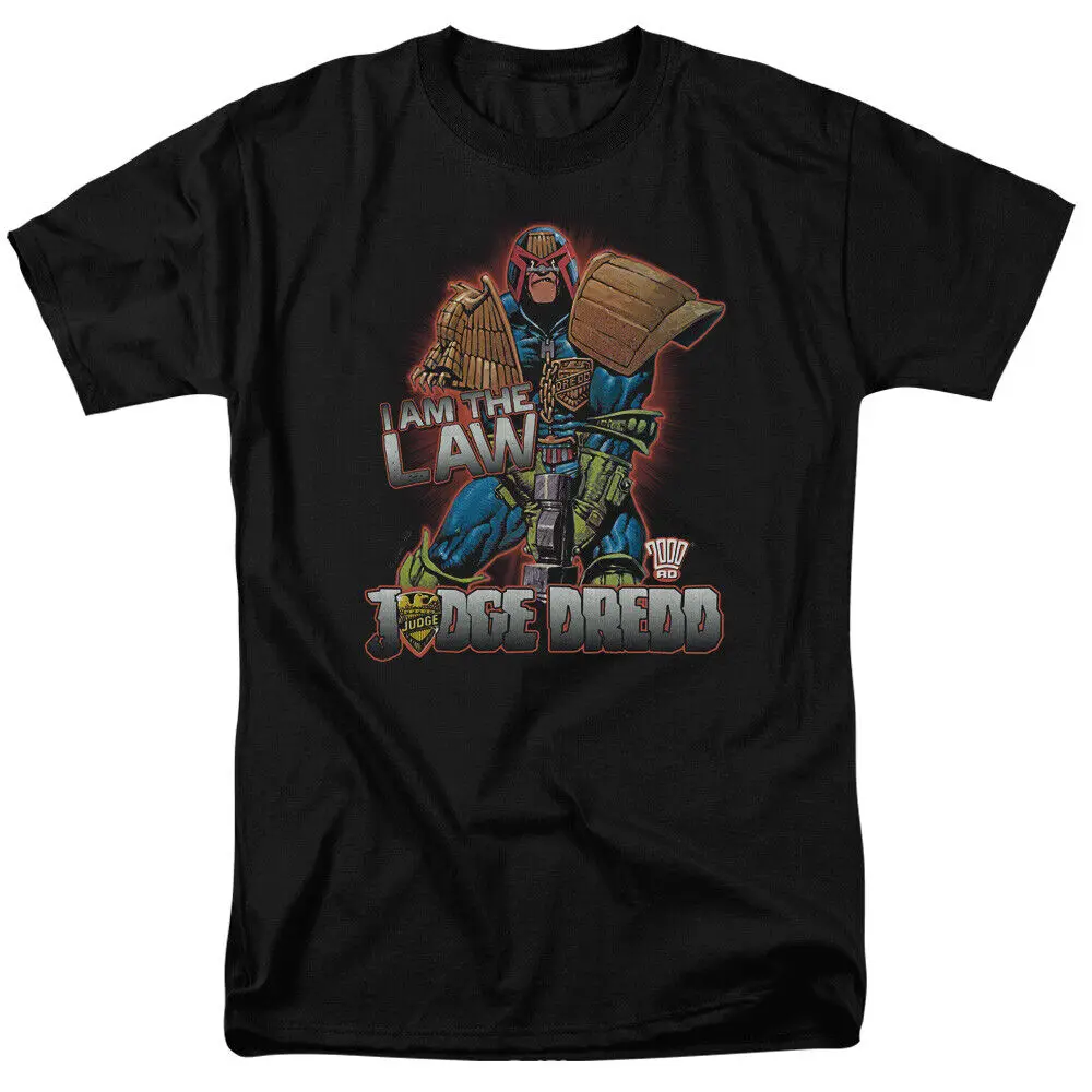 Judge Dredd I Am The Law T Shirt Licensed Comic Book Black