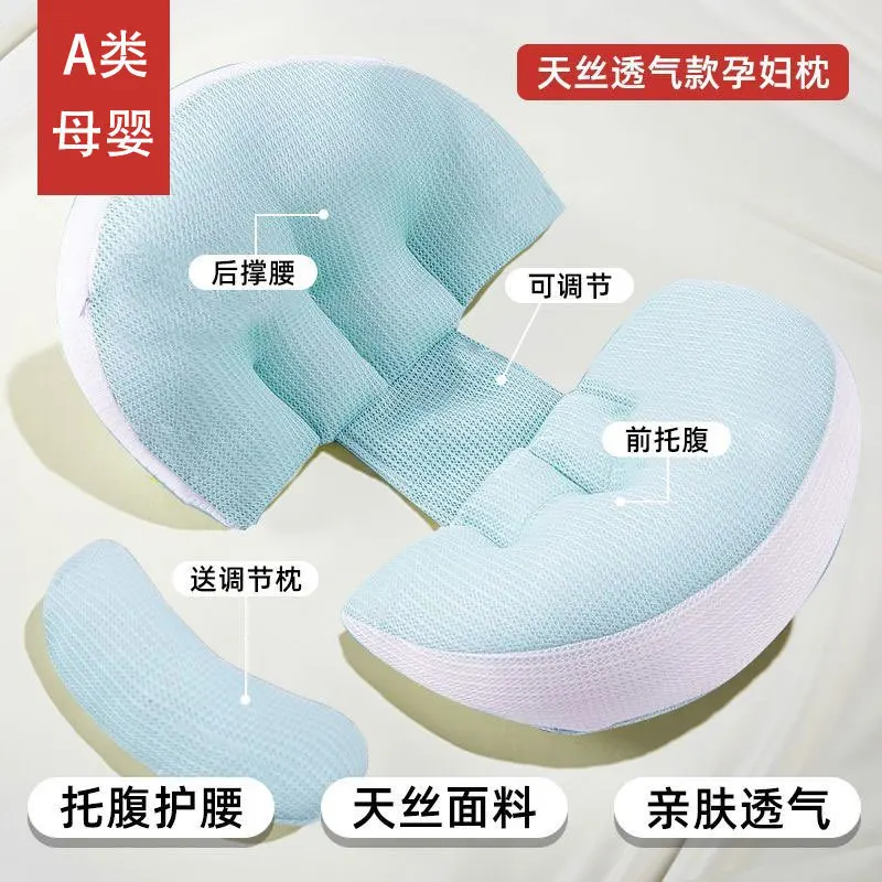 

Pregnant Woman's Pillow Lumbar Support Side Sleeping Pillow Belly Support Pillow Side Lying U-shaped for Pregnancy
