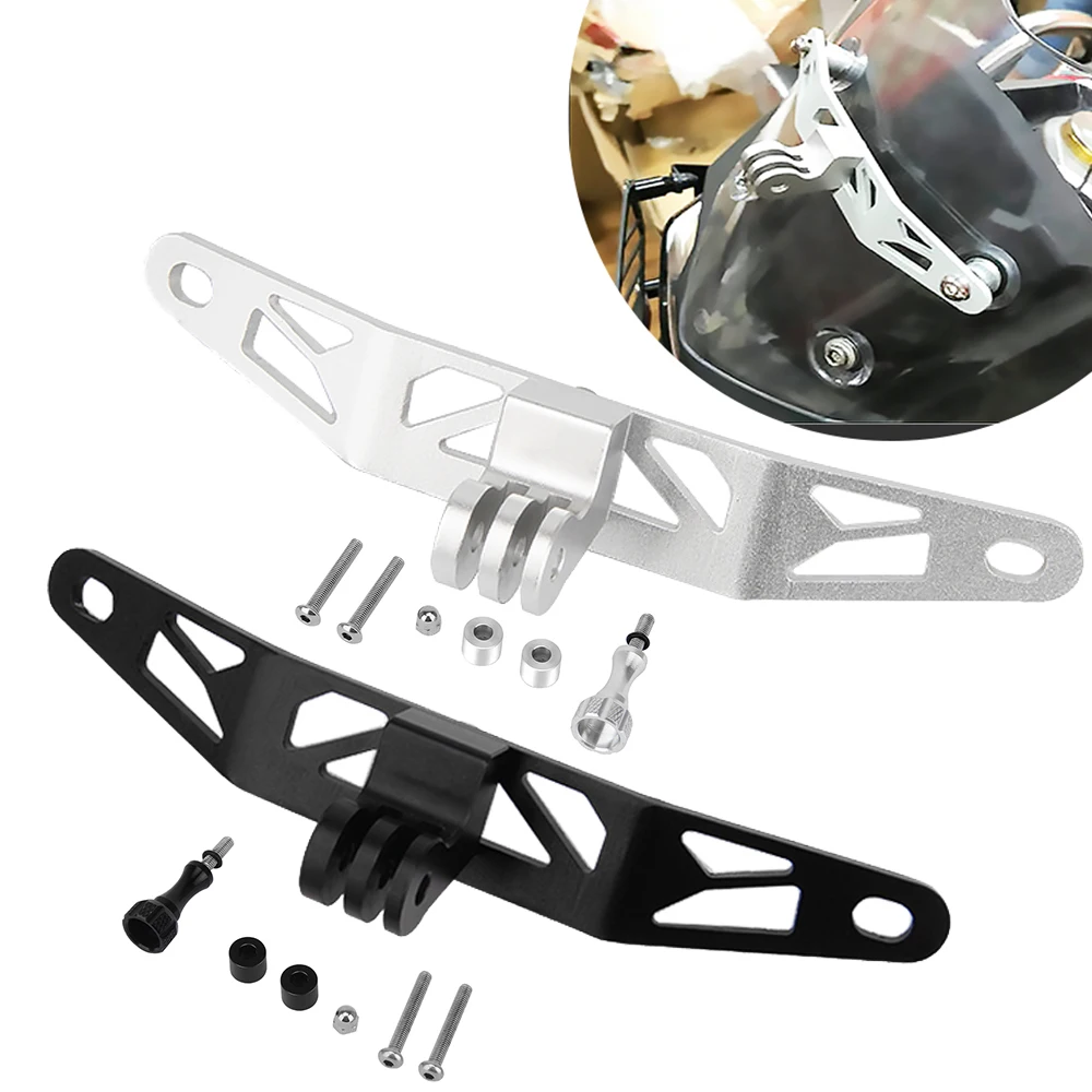 Motorcycle Accessories For BMW G310R G310GS 2016-2022 Front Go Pro Camera Bracket Recorder Cam Rack Mount Holder Black/Silver