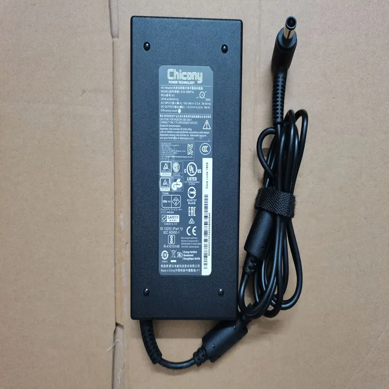 OEM Schlank Chicony 19,5 V 9,23 A 180W A15-180P 1A 7,4mm Pin AC Adapter Für MSI alpha 15 A3DDK-004 Gaming Laptop Original Ladegerät