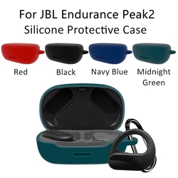 Case for JBL Endurance Peak2 Silicone Protective Cover JBL Endurance Peak3 with Hook Earphone Cases